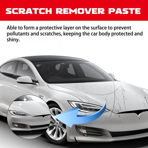 Homonth Car Scratch Repair Paste, Car Paint Scratch Deep Repair Paint Polish Refurbishment Paste 60ml